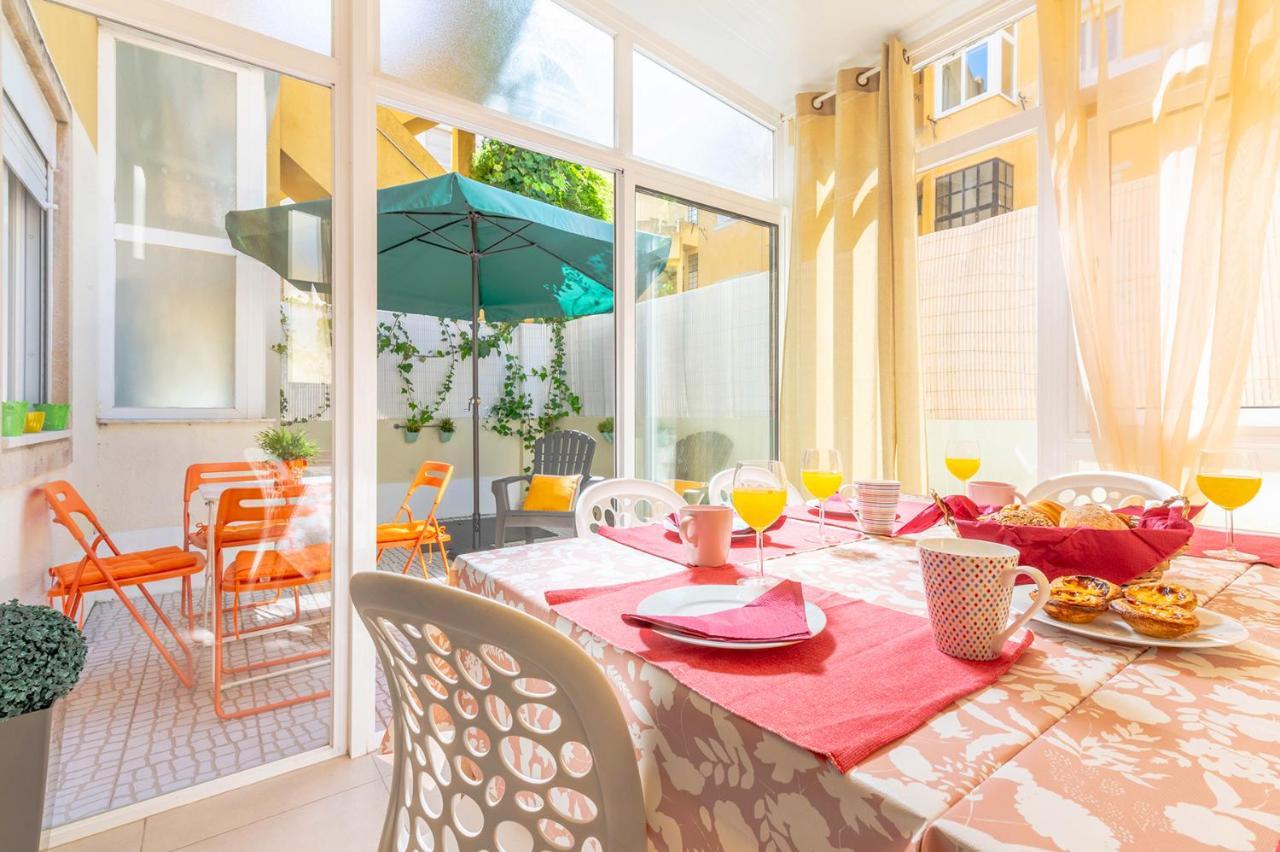 Alm- Spacious. Sunny. Patio. Quiet Area. Fast Wifi Лиссабон Экстерьер фото